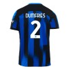 Officiële Voetbalshirt Inter Milan Dumfries 2 Thuis 2023-24 - Heren